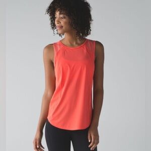55 -Lululemon Sculpt Tank- color is more reddish/dark pink
